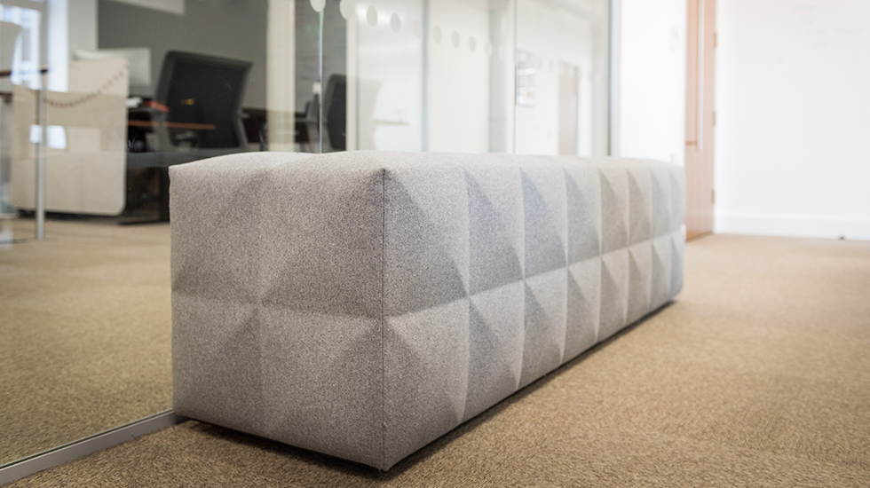 Pouf acoustique BuzziCube 3D