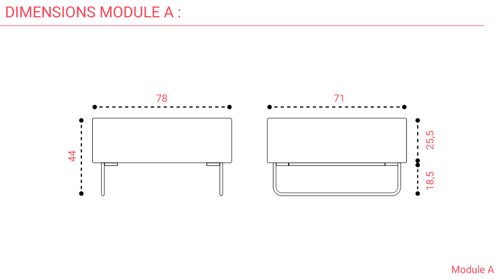 Banquette d'accueil Nexus