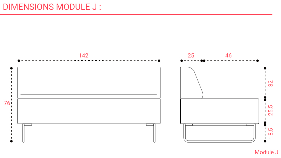 Banquette d'accueil Nexus