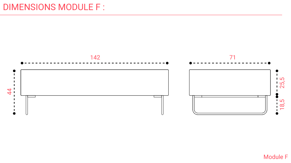 Banquette d'accueil Nexus