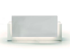 Banque d'accueil Lux avec réhausse XL