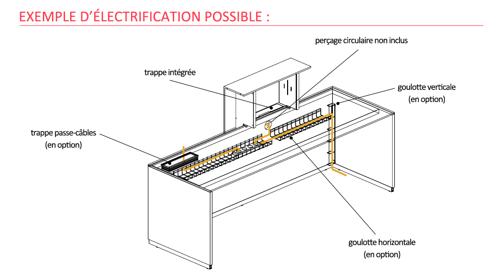 Aménagement d'accueil Lux