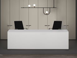 Banque d'accueil Lux en mélaminé