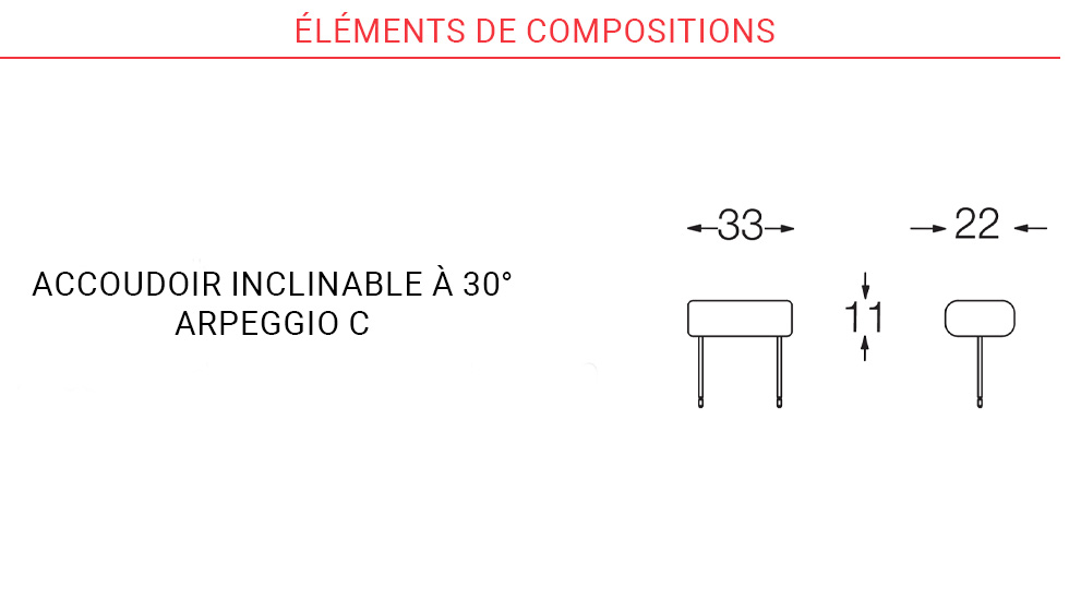 Canapé modulable Arpeggio