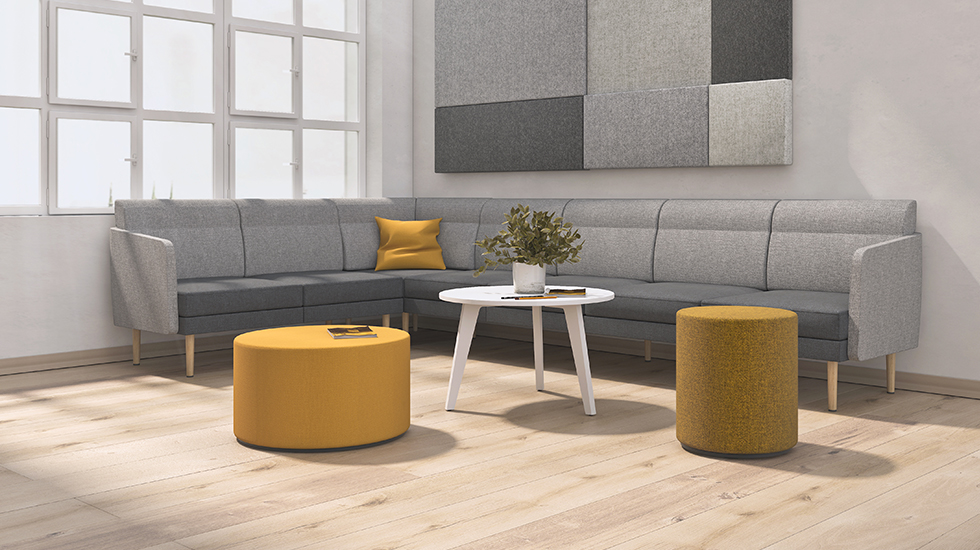 Système d'assises lounge modulaires Sérac