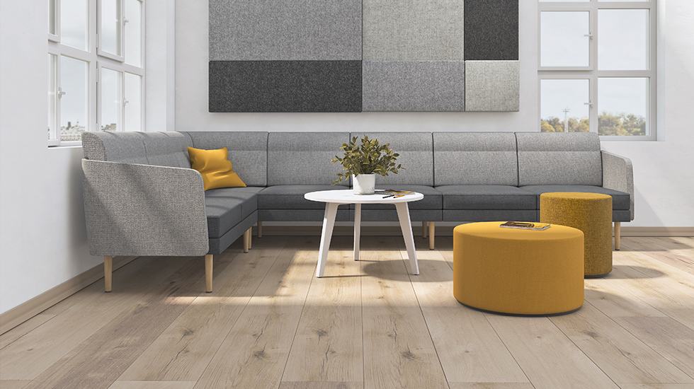 Système d'assises lounge modulaires Sérac