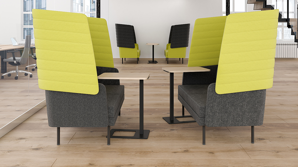 Système d'assises lounge modulaires Sérac