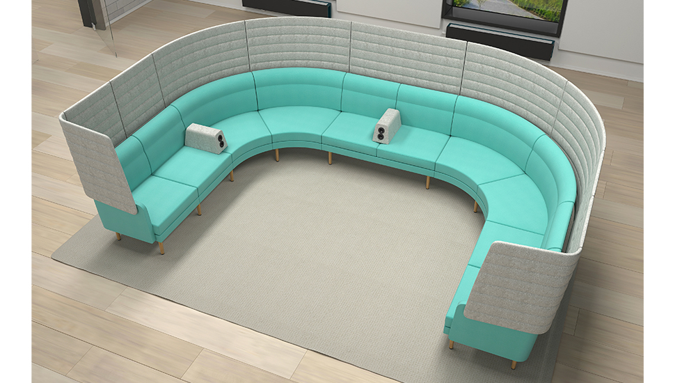 Système d'assises lounge modulaires Sérac