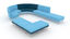 Système d'assises lounge modulaires Sérac