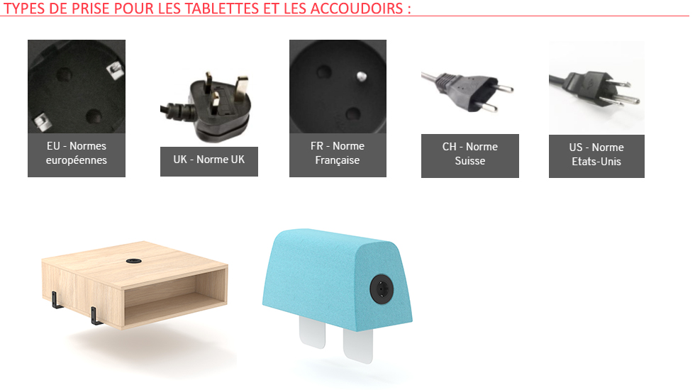 Système d'assises lounge modulaires Sérac