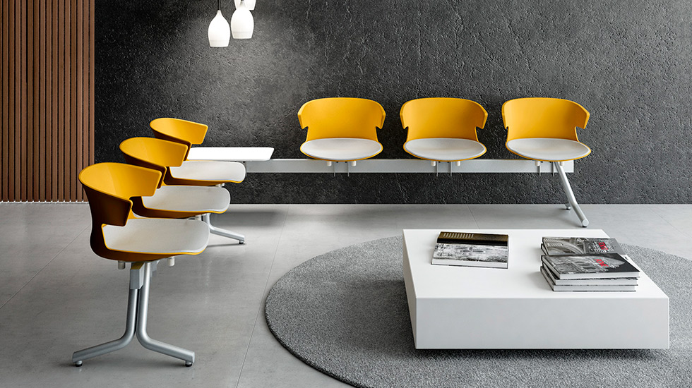 Chaises sur poutre Dextra