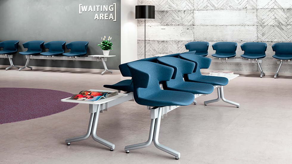 Chaises sur poutre Dextra