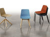 Lot de 2 chaises d'accueil Origami Wood