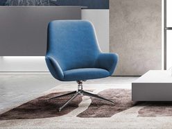 Chauffeuse Cosy Lounge dossier haut en similicuir