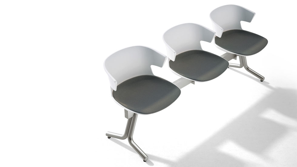 Chaises sur poutre Dextra