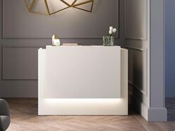 Bureau d'accueil Atrium avec réhausse
