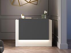 Bureau d'accueil Atrium avec réhausse