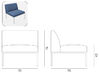 Banquette modulable pour 2 à 3 personnes Moé