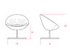 Fauteuil d'accueil Adi