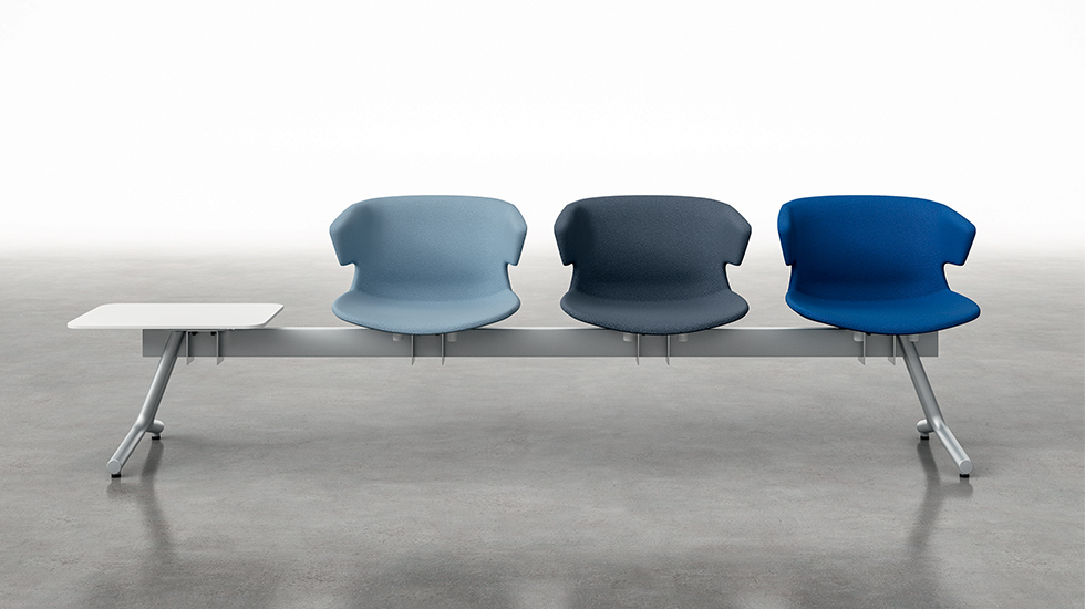Chaises sur poutre Dextra