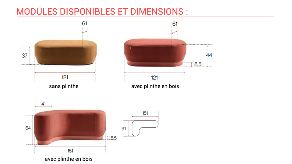 Banquette Brisa