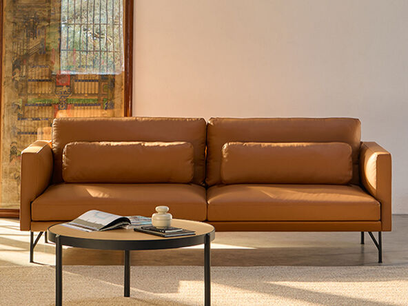 Canapé en cuir Marea