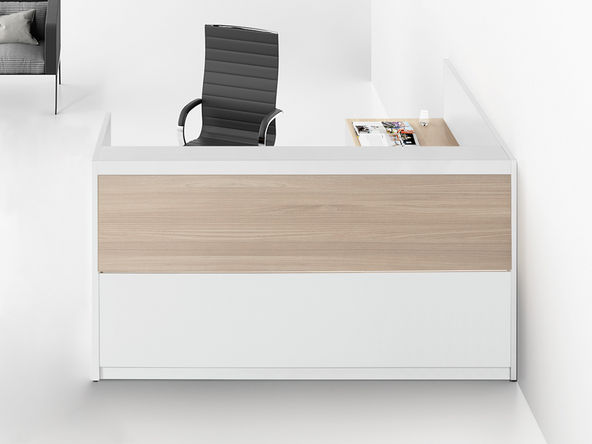 Banque d'accueil Vogue avec retour