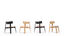 Chaises et tabourets en bois massif Nora