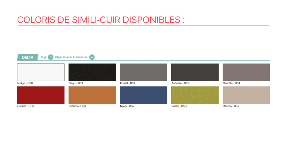 Fauteuil d'accueil Cotir bicolore