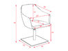 Chaise d'accueil Frani Tulip