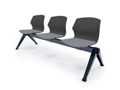 Chaises sur poutre 3 places My Frill