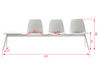 Chaises sur poutre Unnia