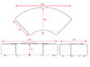 Ensemble de banquettes modulables Entropy