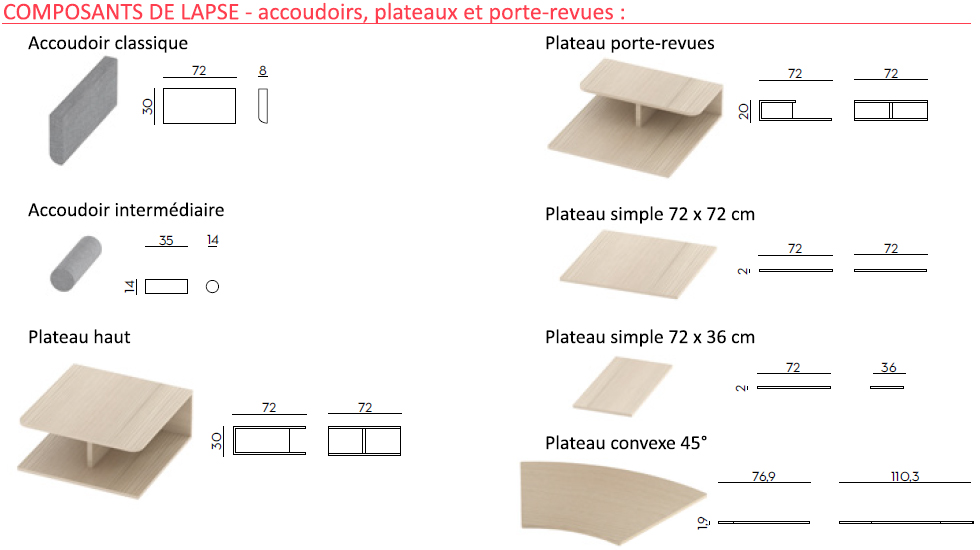 Canapé modulaire Lapse