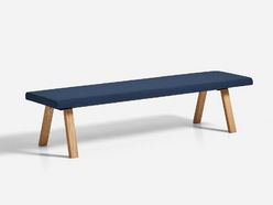 Banc Plania Bench pied bois