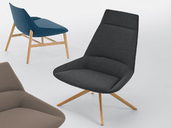 Fauteuil Dunas XL Wood dossier haut
