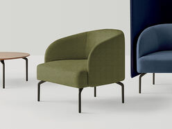 Fauteuil Lounge 4 pieds Kern