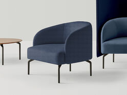 Fauteuil Lounge 4 pieds Kern