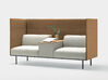 Banquette 2 personnes Escalas avec cloisons