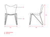 Lot de 2 chaises d'accueil Orion