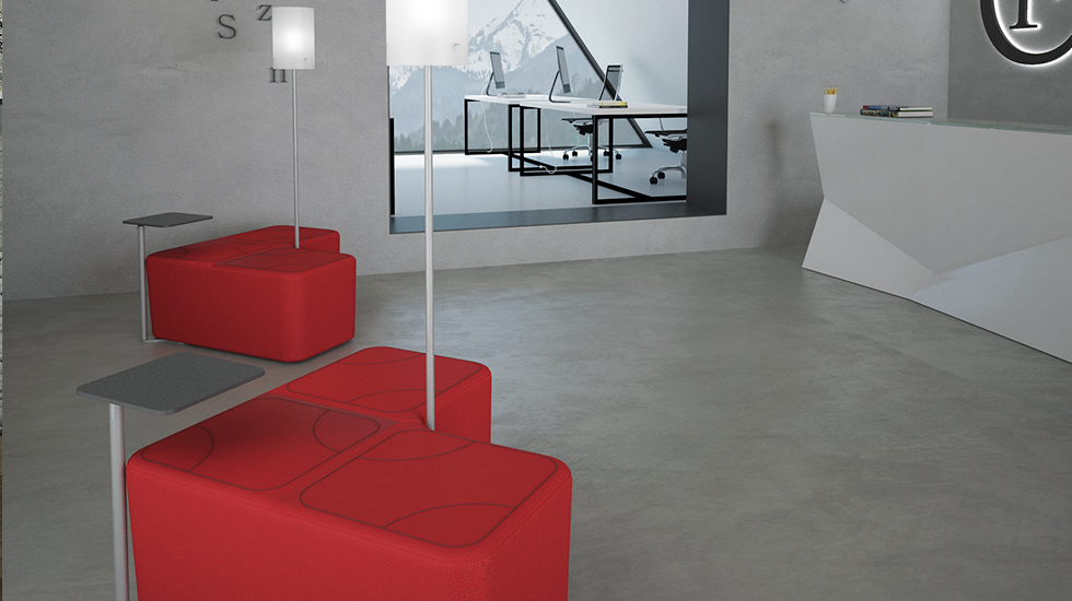 Pouf d'accueil Puzzle