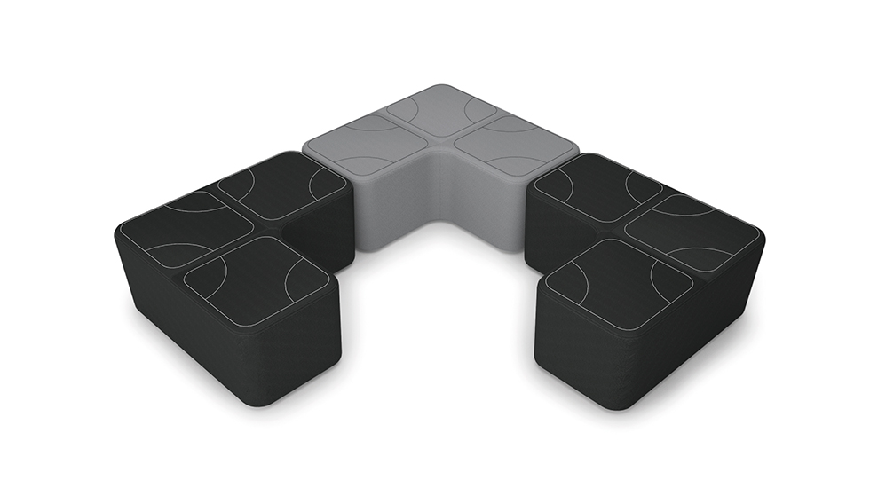 Pouf d'accueil Puzzle