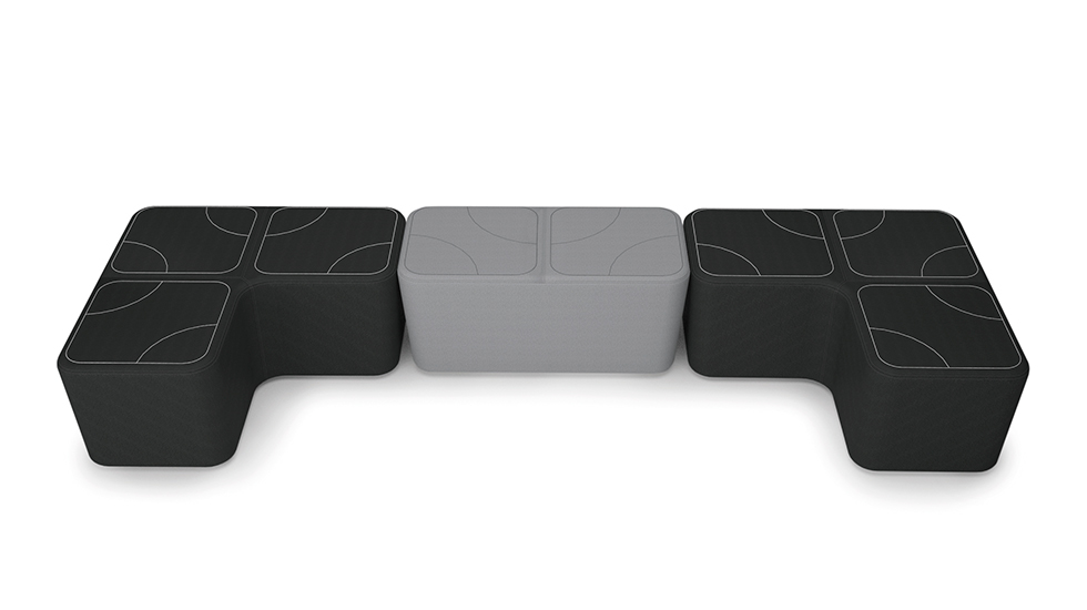 Pouf d'accueil Puzzle