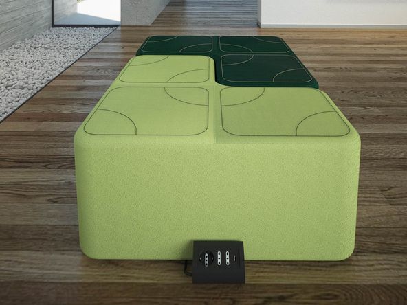 Pouf d'accueil Puzzle C