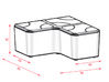 Pouf d'accueil Puzzle C