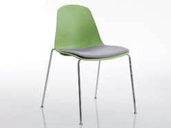 Lot de 4 chaises Epoca avec placet d'assise