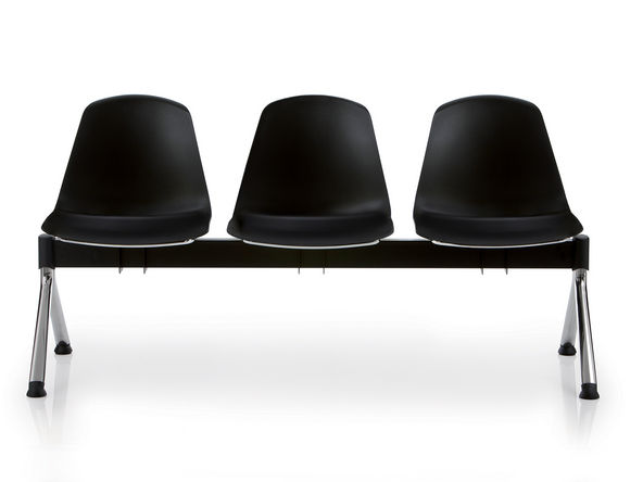 Chaises sur poutre 3 places Epoca