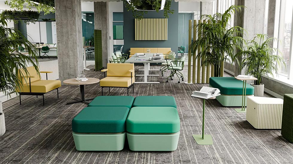 Banquette d’accueil reconfigurable Sitiq