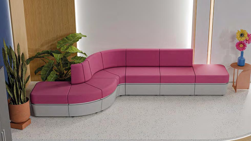 Banquette d’accueil reconfigurable Sitiq