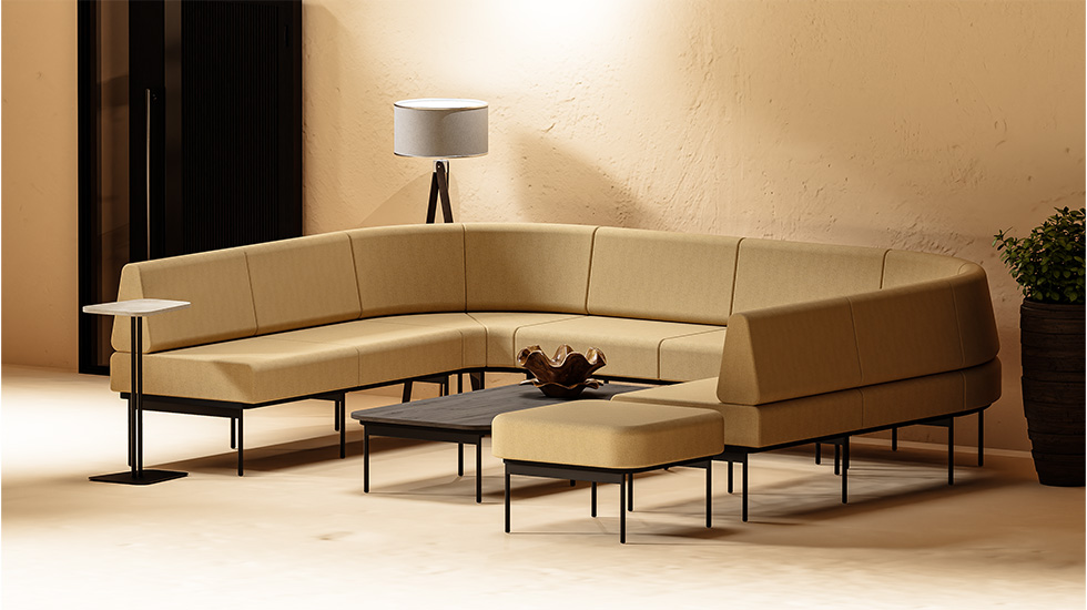 Banquette d’accueil reconfigurable Sitiq